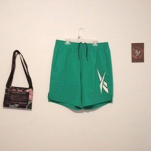 NWOT Green Reebok Running Shorts!*